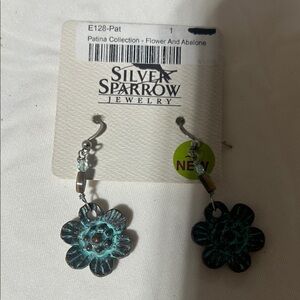 Turquoise Flower Earrings